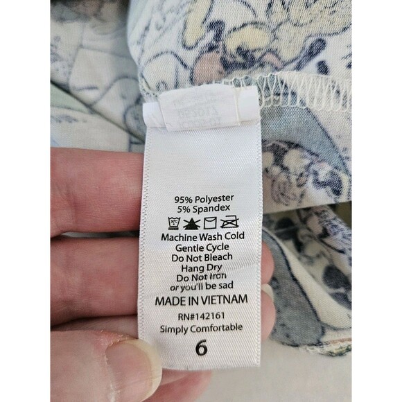 LULAROE SLOAN DISNEY COLLECTION Mickey Comic Strip Sz 6 Unisex Kids - Picture 10 of 10